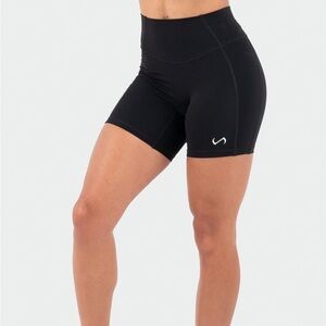 TLF Hyper Power High Waisted Gym Shorts in black in Medium